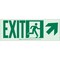 Brady Exit Sign, Aluminum, 14" W, 5" H, Exit, White 81820 - alternate 1